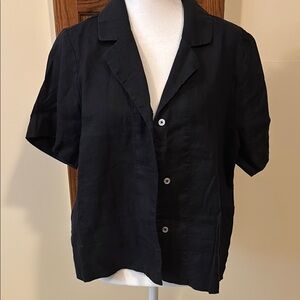 Quince Black Linen Apparel - Small